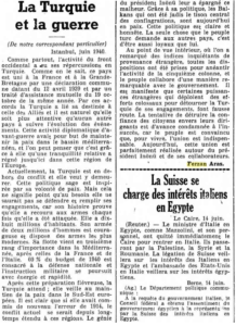 Gazette de Lausanne15.06.1940