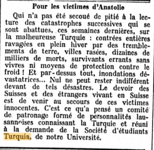 Tribune De Lausanne 14.01.1940A